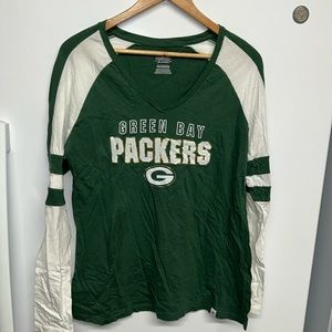 Green Bay Packers Long Sleeve T-shirt- XXL